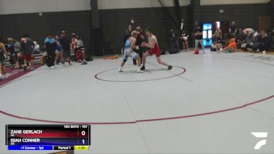 157 lbs Semifinal - Zane Gerlach, AK vs Isiah Conner, OR