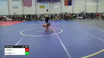 50 lbs Semifinal - Isaac Ortega, Tuff Kidz vs Quinn Keefer, Pomona Elite