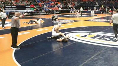 2A 138 lbs Cons. Semi - Colton Huff, Chicago (St. Ignatius) vs Avery Jaime, Bethalto (Civic Memorial)