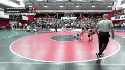 126 lbs Quarterfinal - Thunder Lewis, Del Norte (Cresent City) vs Jonathan Noguera Sanchez, Clayton Valley School