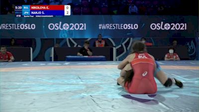 57 kg 1/4 Final - Evelina Nikolova, Bulgaria vs Sae Nanjo, Japan