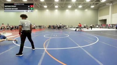 170 lbs Round Of 64 - Nathan Frost, NY vs Karson Snyder, PA