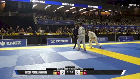 Jayden Portillo Khoury vs Enzo Salomon 2026 Pan Kids Jiu-Jitsu IBJJF Championship