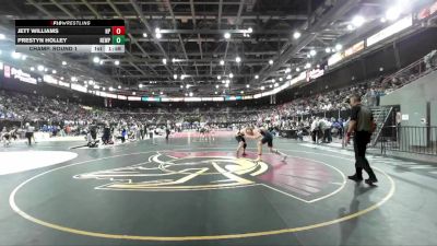 157 lbs Champ. Round 1 - Prestyn Holley, Newport vs Jett Williams, New Plymouth