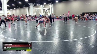 190 lbs Semis & Wb (16 Team) - Ian Hook, SD Blue vs Coy Vrbka, Capitian Nebraska (A Team)