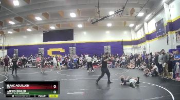 58 lbs Quarterfinal - James Bigler, Legacy Elite Wrestling vs Isaac Aguillon, C2X