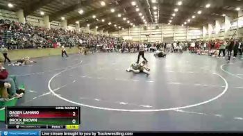 106 lbs Cons. Round 4 - Brock Brown, Northridge vs Dagen Lamano, Layton