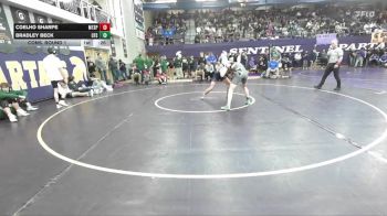 132 lbs Cons. Round 1 - Coelho Sharpe, Mount Spokane vs Bradley Beck, Columbia Falls