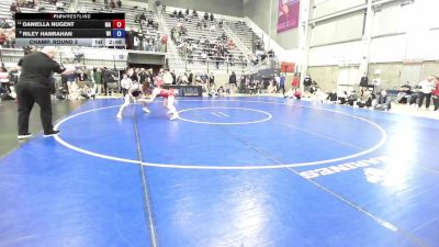 U20 Women - 65 lbs Champ. Round 3 - Daniella Nugent, MA vs Riley Hanrahan, WI