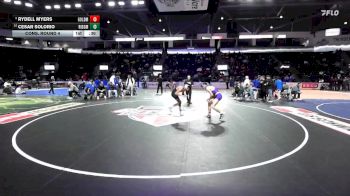 132 lbs Cons. Round 4 - Cesar Solorio, Ridgefield vs Rydell Myers, Goldendale