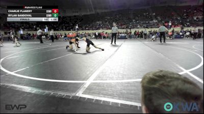 86 lbs Final - Charlie Flanery, Cowboy Wrestling Club vs Rylan Sandoval, Cowboy Wrestling Club