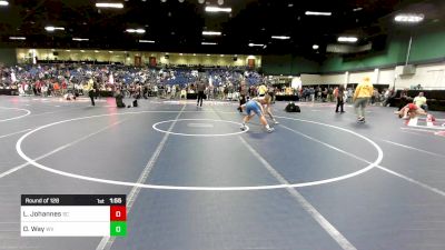 132 lbs Round Of 128 - Luke Johannes, SC vs Dominic Way, WV