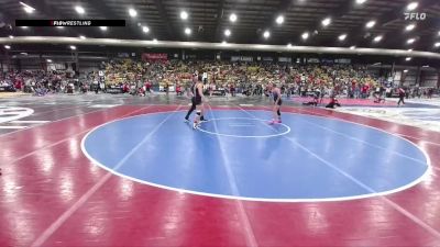 130 lbs Quarterfinal - Vayden Austin, Sheridan Wrestling Club vs Annaleigh Matejovsky, Wolf Point Wrestling