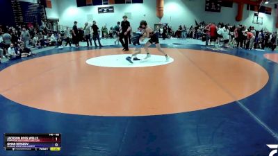 102 lbs Quarterfinal - Jackson Ross Wells, Powhatan Youth Wrestling Club vs Omar Niyazov, Scanlan Wrestling Academy