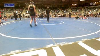 126 lbs Consi Of 8 #2 - Zoe Jenkins, Midwest City Bombers Youth Wrestling Club vs Ryan Woolley, Tulsa Blue T Panthers