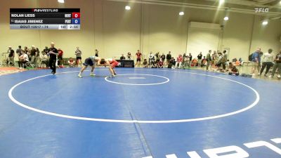 74 lbs Cons. Round 2 - Nolan Liess, New England Regional Training Center vs Isaias Jimenez, Pennsylvania RTC