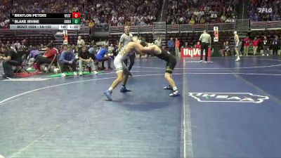 1A-132 lbs Cons. Round 5 - Braylon Peters, Westwood, Sloan vs Blake Irvine, Don Bosco