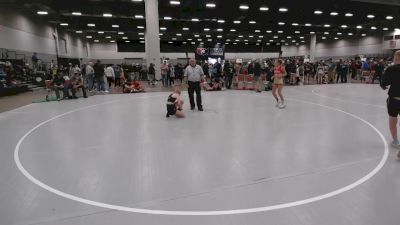 95 lbs Cons. Sub-semis - Tory Rice, Prodigy Wrestling vs Sydney Caven, Pierre Wrestling Club