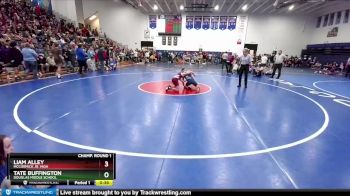 105 lbs Champ. Round 1 - Tate Buffington, Douglas Middle School vs Liam Alley, McCormick Jr. High