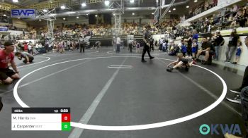 49 lbs Quarterfinal - Max Harris, Shelton Wrestling Academy vs John Carpenter, Best Trained Wrestling