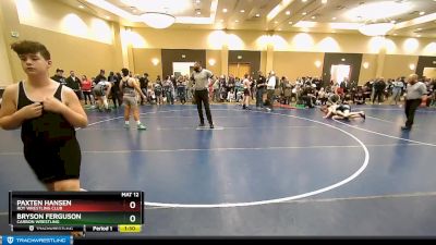 175 lbs Quarterfinal - Bryson Ferguson, Carbon Wrestling vs Paxten Hansen, Roy Wrestling Club