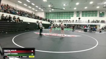 138 lbs Champ. Round 1 - Tanner Hansen, Lyman vs Griffin Wolfe, Torrington