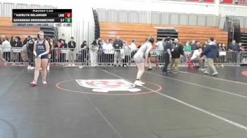 145 lbs Quarterfinal - Katelyn Belanger, Lawrence vs Savannah Bridenbecker, Bristol-Plymouth
