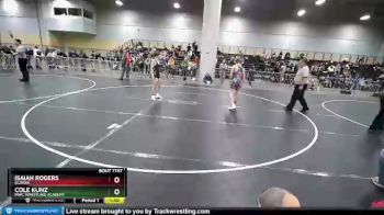 120 lbs Cons. Round 3 - Isaiah Rogers, Illinois vs Cole Kunz, MWC Wrestling Academy