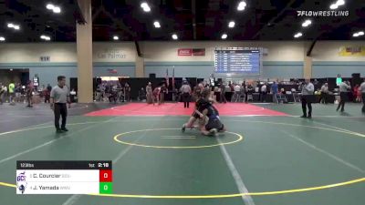 123 lbs Quarterfinal - Carly Courcier, Grand Canyon (W) vs Jada Yamada, Western Washington (W)