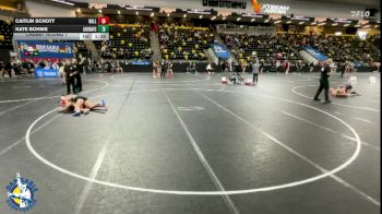 145 lbs Champ. Round 1 - Kate Bohms, New Lenox (Lincoln-Way Central) vs Caitlin Schott, Williamsburg