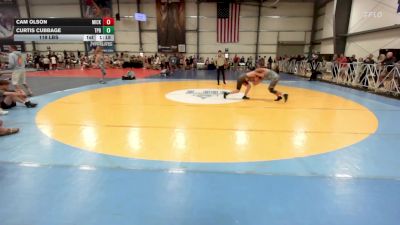119 lbs Rr Rnd 2 - Cam Olson, Micky's Maniacs Blue vs Curtis Cubbage, Terps Pit Bull MS