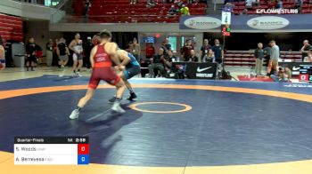 82 lbs Quarterfinal - Spencer Woods, Unattached vs Andrew Berreyesa, Finger Lakes Wrestling Club Regional Training Center