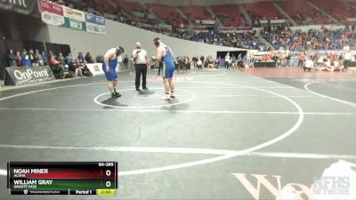 6A-285 lbs Champ. Round 1 - William Gray, Grants Pass vs Noah Miner, Aloha