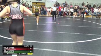 100 lbs Quarterfinal - Kylie Loffer, Iowa Valley, Marengo vs Belle Weets, Vinton-Shellsburg