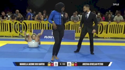 Areefah Atheelah Peters vs Manuella Jacome Dos Santos 2025 Pan IBJJF Jiu-Jitsu No-Gi Championship