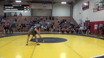 120 lbs Quarterfinal - Owenn Swenson, Vinton-Shellsburg vs Eli Peiffer, Grinnell