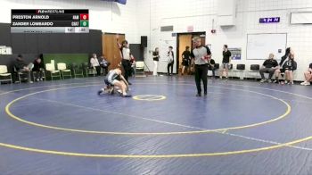 118 lbs Cons. Round 3 - Preston Arnold, Hamburg vs Zander Lombardo, Chautauqua Lake