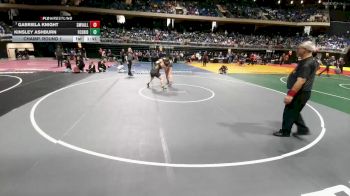 5A 185 lbs Champ. Round 1 - Gabriela Knight, Comal Smithson Valley vs Kinsley Ashburn, Keller Fossil Ridge