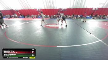 132 lbs Round 1 (6 Team) - Mason Teal, Rochester Century vs Dylan Keeler, Buffalo