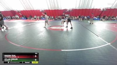 132 lbs Round 1 (6 Team) - Mason Teal, Rochester Century vs Dylan Keeler, Buffalo