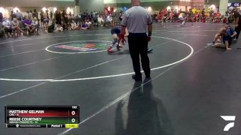 132 lbs Round 2 (6 Team) - Reese Courtney, Indiana Prospects vs Matthew Gelman, CWC