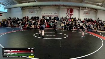 235 lbs Quarterfinal - Laykyn Baxstrom, Pagosa Springs vs CHARLIE SMYTH, Mountain Vista