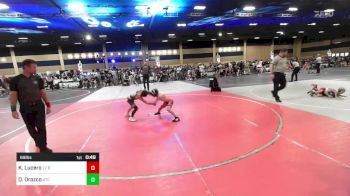 69 lbs Consi Of 8 #2 - Kayzan Lucero, LV Bears WC vs Dominic Orozco, Atc