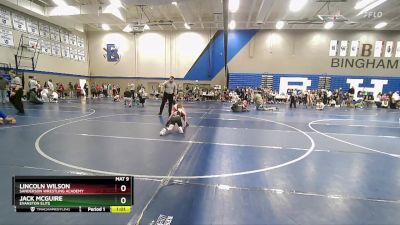 75 lbs Semifinal - Jack McGuire, Evanston Elite vs Lincoln Wilson, Sanderson Wrestling Academy