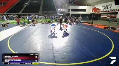 120 lbs Quarterfinal - Abigail Gamm, Washington vs Braelyn Troxell, Alaska