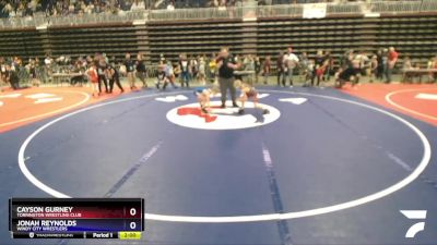 67 lbs Cons. Round 3 - Cayson Gurney, Torrington Wrestling Club vs Jonah Reynolds, Windy City Wrestlers