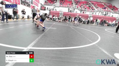 67 lbs Semifinal - Walker Diaz, Shelton Wrestling Academy vs Camden Cloyd, Noble Takedown Club