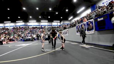 60 lbs Consi Of 8 #2 - Tobias Roundtree, ARDMORE TAKEDOWN CLUB vs Rhett Mudgett, Choctaw Ironman Youth Wrestling