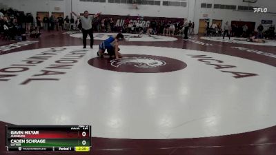 141 lbs Cons. Round 4 - Gavin Hilyar, Augsburg vs Caden Schrage, Luther