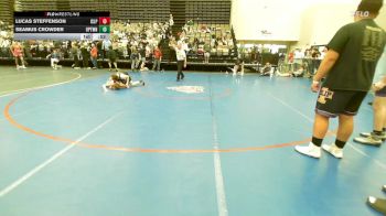 128-I lbs Consi Of 16 #1 - Lucas Steffenson, Islip vs Seamus Crowder, Upper Township